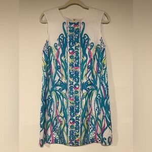 Lilly Pulitzer Iona Long Story Engineered Resort Dress Size Small NWT